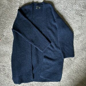 ASOS Long Cardigan Navy Blue Size 12